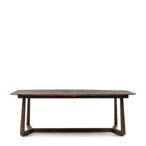 Rivièra Maison Uitschuifbare Eettafel Miller Eikenhout, 220/275/330 x 100 cm - Brown