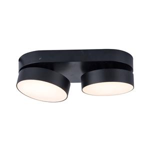 Eco-Light LED plafondspot Stanos, CCT, 2-lamps, zwart