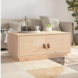 VidaXL Salontafel 80x50x35 cm massief grenenhout