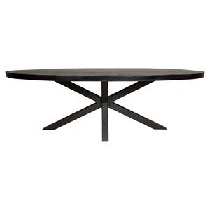 Starfurn Eetkamertafel Denver Black | Ovaal | 210 cm STF-522