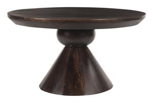 Brix Ronde Salontafel Baltho Mangohout, 80cm - Walnoot