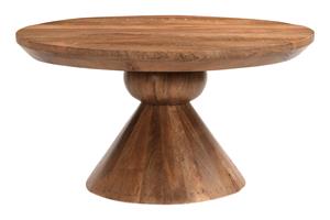 Brix Ronde Ronde Salontafel Baltho Mangohout, 80cm - Bruin