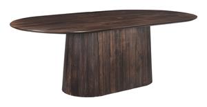 Livingfurn Ovale Eettafel Salvator Mangohout - Walnoot