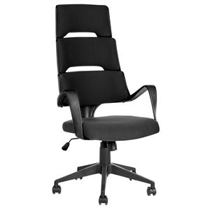 Beliani Grandiose - Bureaustoel-zwart-polyester