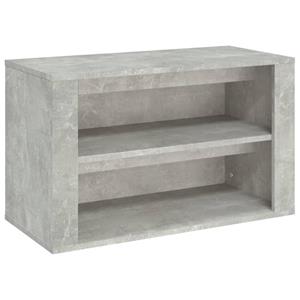 VidaXL Schoenenkast 75x35x45 Cm Bewerkt Hout Betongrijs