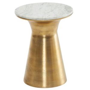 FineBuy Beistelltisch 35 x 35 x 45 cm weiß