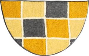 REDBEST Duschvorlage  halbrund Los Angeles gelb Gr. 50 x 80