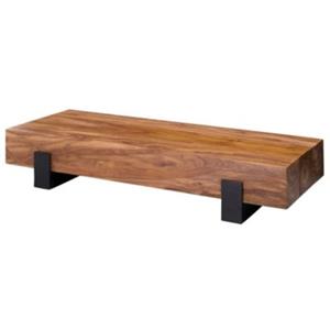 FineBuy Couchtisch 44 x 115 x 22 cm (LxBxH) braun