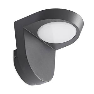 Lindby Carmelo LED buitenwandlamp, donkergrijs