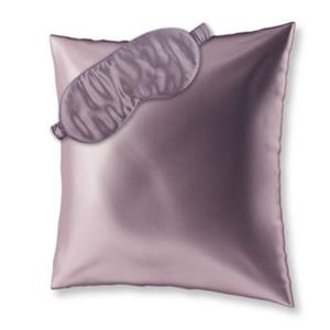AILORIA BEAUTY SLEEP SET L Kopfkissenbezug (80x80) und Schlafmaske aus Seide lila Gr. 80 x 80