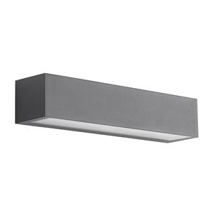 Arcchio Miraz buitenwandlamp, E27, donkergrijs