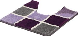 REDBEST WC-Umrandung Los Angeles aubergine Gr. 50 x 50