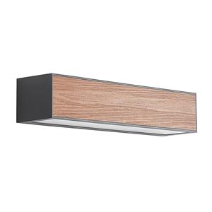 Arcchio Miraz Wandleuchte, E27, Holzoptik