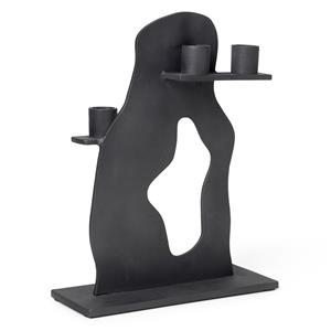 Ferm Living Erode Kerzenhalter Schwarz