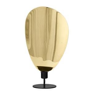Menu Flambeau Kerzenhalter 30 cm Grau/Messing brüniert