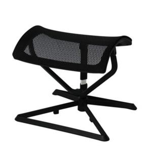 FineBuy Fußhocker 43 x 33 cm Sitzfläche schwarz