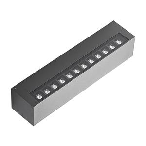 Arcchio Miraz LED buitenwandlamp, donkergrijs