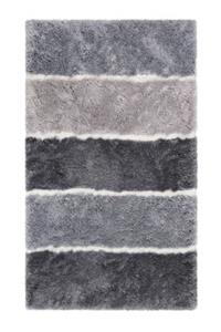 Homie LIVING Badteppich -  Rio Marina - 100% Polyester - 30mm - pflegeleicht grau Gr. 80 x 150