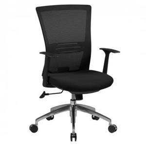 FineBuy Bürostuhl Stoff 50 x 50 cm Sitzfläche Bezung aus Stoff schwarz