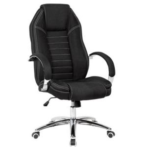 FineBuy Bürostuhl Stoff 33 x 52 cm Sitzfläche Bezung aus Stoff schwarz