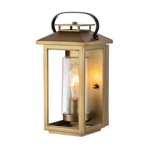 Quintiesse Buitenwandlamp Atwater, lantaarn, messing, 35,5cm