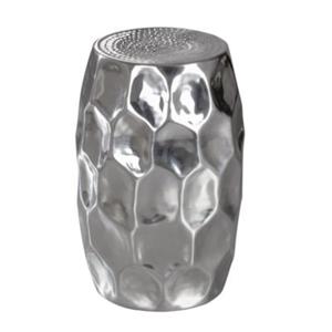 FineBuy Beistelltisch 30 x 30 x 47 cm silber