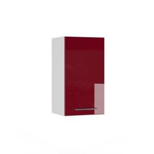 Yomonda Hängeschrank 40 cm Bordeaux Hochglanz Küchenschrank Hängeschrank Küchenzeile Fame-Line bordeaux