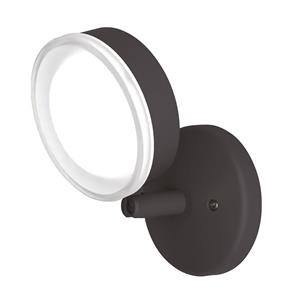 Lindby Amya buitenwandlamp van aluminium, rond