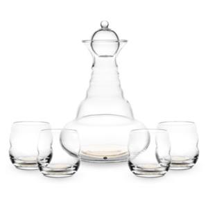 Spiru Vitaalwaterkaraf & 4 Mythos Glazen Goudkleurig