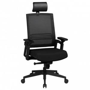 FineBuy Bürostuhl Stoff 45 x 47 cm Sitzfläche Bezung aus Stoff schwarz