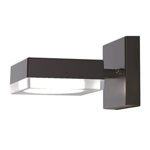 Lindby Amya buitenwandlamp van aluminium, hoekig