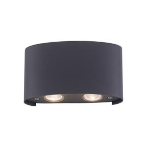 PAUL NEUHAUS LED buitenwandlamp Carlo, IP54, 4-lamps