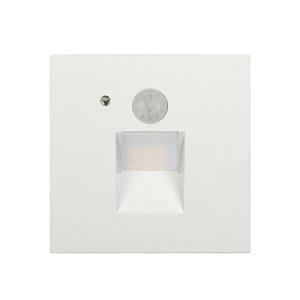 Arcchio Neru LED-Einbaulampe, Sensor, eckig, weiß