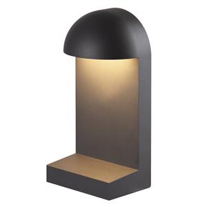 Lucande Jasmia buitenwandlamp, donkergrijs, G9