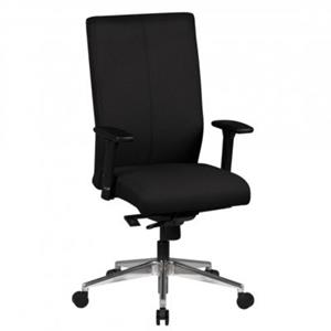 FineBuy Bürostuhl Stoff 47 x 47 cm Sitzfläche Bezung aus Stoff schwarz