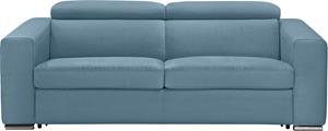 Egoitaliano Schlafsofa Cabiria, Sofa inkl. Schlaffunktion, Kopfteile verstellbar, mit Metallfüßen