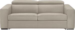 Egoitaliano Schlafsofa Cabiria, Sofa inkl. Schlaffunktion, Kopfteile verstellbar, mit Metallfüßen