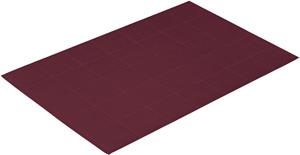 VOSSEN Badematte Pratos, Höhe 12 mm, fußbodenheizungsgeeignet, Badteppich, Uni Farben, Rauten Design, reine Baumwolle