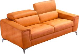 Egoitaliano Schlafsofa Francine, mit Bettfunktion, Kopfteil manuell verstellbar, mit Metallfüßen