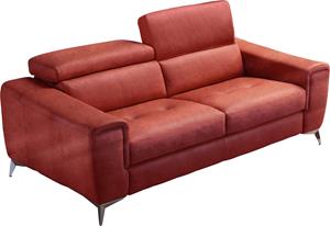 Egoitaliano Schlafsofa Francine, mit Bettfunktion, Kopfteil manuell verstellbar, mit Metallfüßen