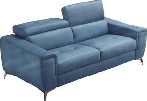 Egoitaliano Schlafsofa Francine, mit Bettfunktion, Kopfteil manuell verstellbar, mit Metallfüßen