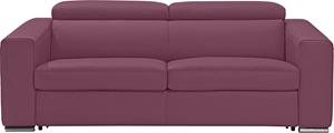Egoitaliano Schlafsofa Cabiria, Sofa inkl. Schlaffunktion, Kopfteile verstellbar, mit Metallfüßen