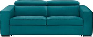 Egoitaliano Schlafsofa Cabiria, Sofa inkl. Schlaffunktion, Kopfteile verstellbar, mit Metallfüßen