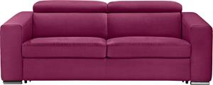 Egoitaliano Schlafsofa Cabiria, Sofa inkl. Schlaffunktion, Kopfteile verstellbar, mit Metallfüßen