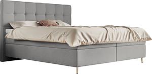 Schlaraffia Boxspringbett Aida, inklusive GELTEX-Topper, Metallfuß in chrome, mit niedrigem Kopfteil