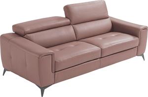 Egoitaliano Schlafsofa Francine, mit Bettfunktion, Kopfteil manuell verstellbar, mit Metallfüßen