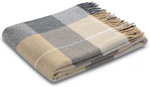 BIEDERLACK Tagesdecke »Plaid / Decke Plaid Quito Beige 130 x 170cm«, 