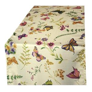 Raebel Tischläufer »Schmetterlinge Bunt Tischläufer Sommer Leinenoptik Garten« (1-tlg)