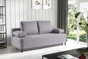 Werk2 Schlafsofa Street, 2-Sitzer Sofa und Schlafcouch mit Federkern & Bettkasten