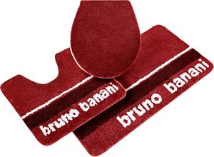 Bruno Banani Badematte Maja, Höhe 20 mm, rutschhemmend beschichtet, fußbodenheizungsgeeignet-strapazierfähig, weiche Haptik, mit Logo, Badematten auch als 3 teiliges Set erh&